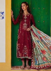 Farah Talib Aziz Luxury Lawn Unstitched '26 | Sofia Scarlet