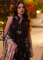 Farah Talib Aziz Luxury Lawn Unstitched '26 | Blanca Black