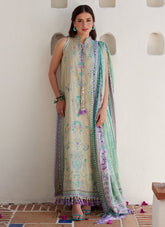 Farah Talib Aziz Luxury Lawn Unstitched '26 | Valeria Olive