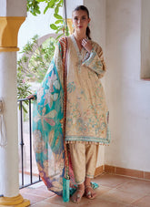 Farah Talib Aziz Luxury Lawn Unstitched '26 | Isabella Sand