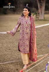 Printed Lawn by Asim Jofa | AJUBJ-21 | 3PC Printed Lawn Suit