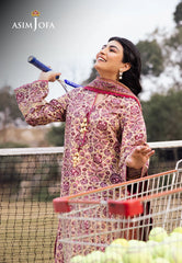 Printed Lawn by Asim Jofa | AJUBJ-21 | 3PC Printed Lawn Suit