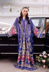 Charmeuse Silk Collection | AJRS-06 | Digitally Printed Kaftan