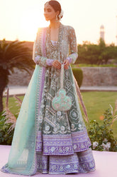 Zaha Wedding Collection GOSSAMER '25 | ZARQAH-E-PISTACHIO (ZC25-03)