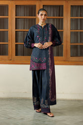 Iznik Pre Fall '26 | IPF-26 Embroidered Printed Viscose Linen