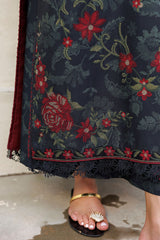 Iznik Pre Fall '26 | IPF-31 Embroidered Printed Viscose Linen