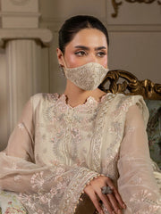 Chandni By Flossie | Safa - 3 Piece Embroidered Chiffon Dress