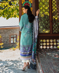 Mushq Aurora Echo – elegant embroidered dress from Nirvana Echoes Serenity, available at Highway Fashion PK