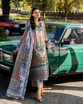 Mushq Aurora Echo – elegant embroidered dress from Nirvana Echoes Serenity, available at Highway Fashion PK