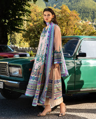 Mushq Aurora Echo – elegant embroidered dress from Nirvana Echoes Serenity, available at Highway Fashion PK