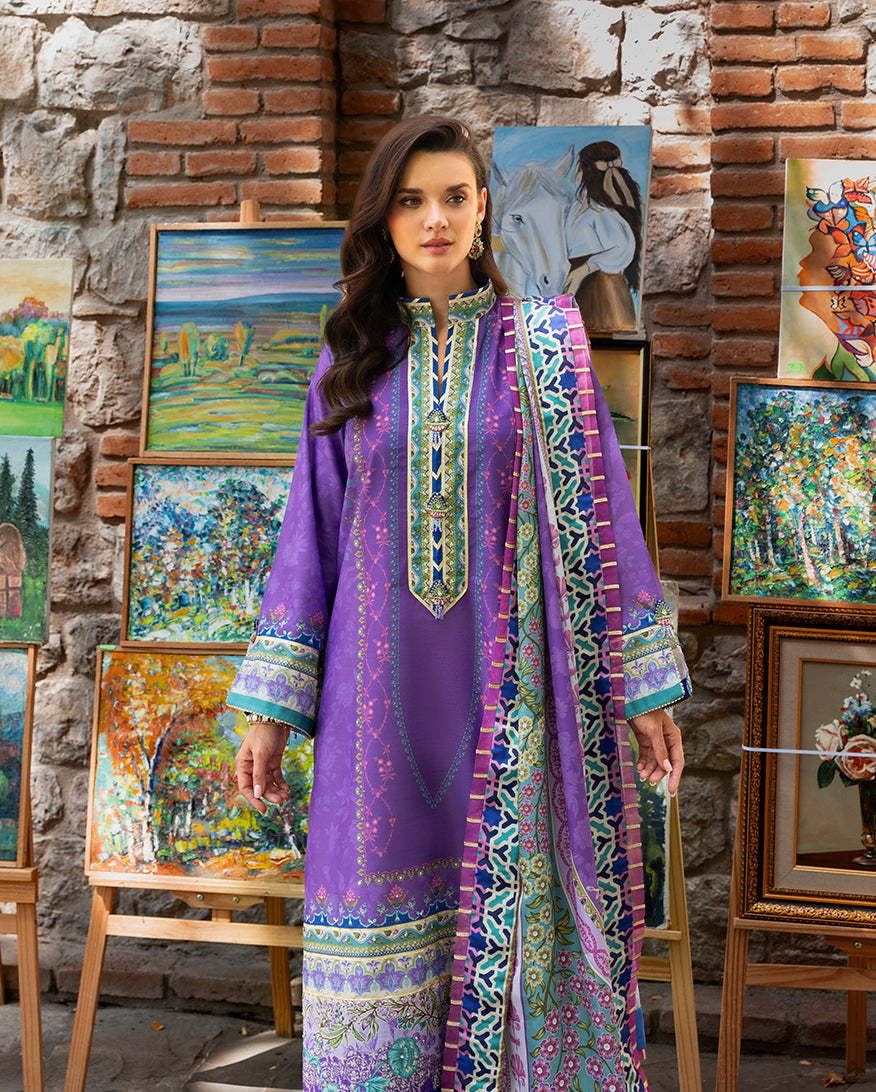 Mushq Cosmic Spindle – luxury embroidered dress from Nirvana Echoes Serenity, available online at Highway Fashion PK