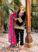 Zainab Chottani Velvet Unstitched | Zeba