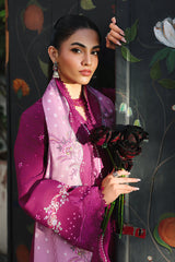 Qalamkar QW-01 (B) JORIS – Jacquard weaved and digital printed unstitched winter dress from Qalamkar Q Prints Winter Collection, available at Highway Fashion.