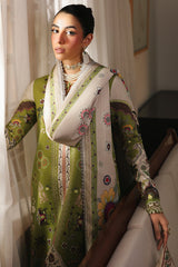 Qalamkar QW-07 (B) TAHLIA – Jacquard weaved digital printed unstitched suit from Qalamkar Q Prints Winter Collection, available at Highway Fashion.
