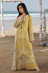 Qalamkar Sahil Luxury Lawn '26 | SA-07 HIRA
