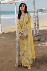 Qalamkar Sahil Luxury Lawn '26 | SA-07 HIRA