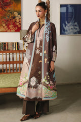 Qalamkar QW-09 (B) RABELLA – Jacquard weaved digital printed unstitched winter dress available at Highway Fashion.