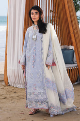 Qalamkar Sahil Luxury Lawn '26 | SA-08 ZAYNA