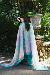 Qalamkar Qline Lawn Drop 1 | RP-03 SAPPHIRE