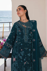 Qalamkar Sahil Luxury Lawn '26 | SA-04 ELIF
