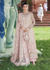 Sardinia MAAHI bridal outfit from Veere Di Wedding Brides Edit ’25 featuring detailed embroidery on organza shirt, organza dupatta, and raw silk trouser.
