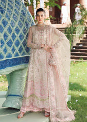 Sardinia MAAHI bridal outfit from Veere Di Wedding Brides Edit ’25 featuring detailed embroidery on organza shirt, organza dupatta, and raw silk trouser.