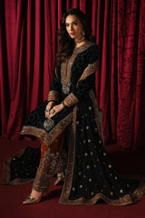 Charizma Signora Vol 2 | 3-PC Unstitched Premium Velvet CVT5-14