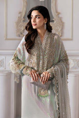 Maria B Mbroidered | BD-3005 | 3 Piece Unstitched Embroidered Chiffon Suit