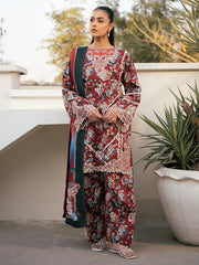 Bin Ilyas | 2076 - B | Hazel Printed Embroidered Lawn '25