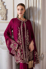 Maria B Mbroidered | BD-3003 | 3 Piece Unstitched Embroidered Chiffon Suit