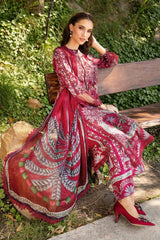 Maria B | 3 Piece Unstitched Printed Lawn Suit | MPT-2514-B