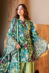 Maria B | 3 Piece Unstitched Printed Lawn Suit | MPT-2505-B