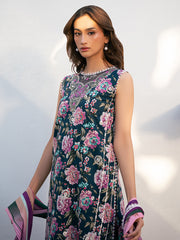 Bin Ilyas | 2076 - A | Hazel Printed Embroidered Lawn '25