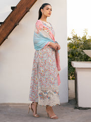 Bin Ilyas | 2072 - A | Hazel Printed Embroidered Lawn '25