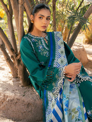 Bin Ilyas | 2077 - A | Hazel Printed Embroidered Lawn '25