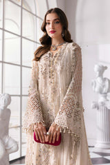 Maria B Mbroidered | BD-3007 | 3 Piece Unstitched Embroidered Chiffon Suit