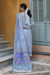 Ansab Jahangir | Petal Blue | Zoha Luxury Lawn'25