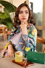 Maria B | 3 Piece Unstitched Printed Lawn Suit | MPT-2503-B