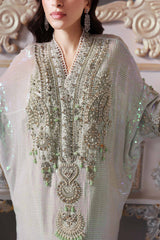Maria B Mbroidered | BD-3005 | 3 Piece Unstitched Embroidered Chiffon Suit