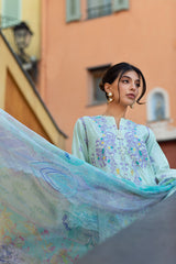 Ansab Jahangir | Misty Jade | Zoha Luxury Lawn'25