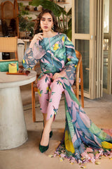 Maria B | 3 Piece Unstitched Printed Lawn Suit | MPT-2503-B