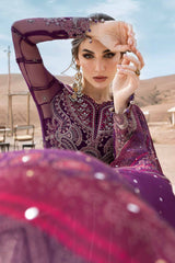 Maria B |D-2507-B| Unstitched Embroidered Lawn Suit