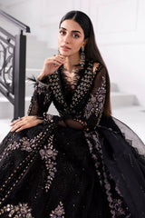 Maria B Mbroidered | BD-3004 | 3 Piece Unstitched Embroidered Organza Suit
