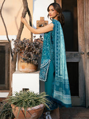 Bin Ilyas | 2073 - B | Hazel Printed Embroidered Lawn '25