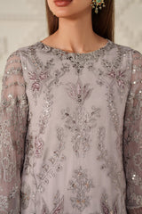 Iznik Festive Formals '26 | UE-618 Embroidered Chiffon