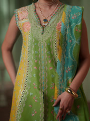 Binilyas Mashriq Luxury Lawn '26 | D-114-A | 3 PC Luxury Lawn