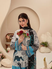 Feroza | Linen d-3 | Fabiha Vol-1