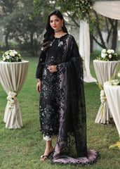 Sardinia Tales Of Petals Luxury Lawn '26 | MIDNIGHT BLOOM