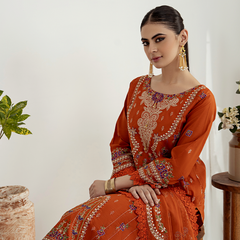 Anqara Cambric Collection'24 By Zainab Fazlani Hana