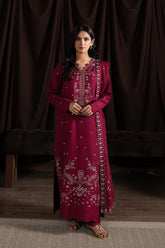 Neeshay | Merlot | Winter Reverie Karandi unstitch Collection